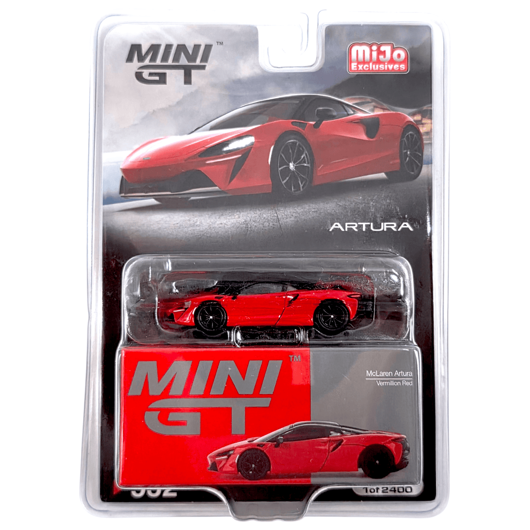 Mini GT - McLaren Artura - Vermilion Red - Top CollectiblesDiecastMini GT