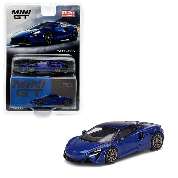 Mini GT - McLaren Artura - Volcano Blue - Top CollectiblesDiecastMini GT