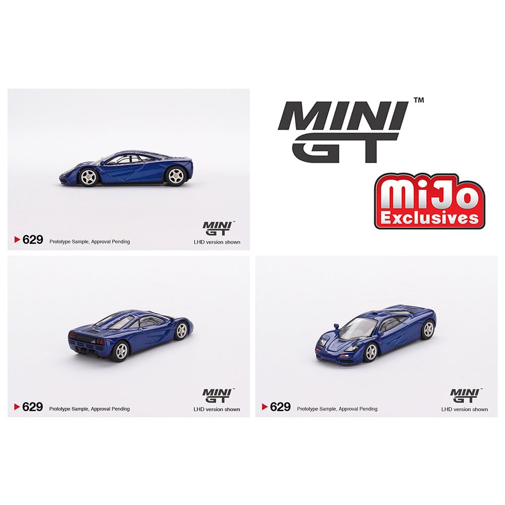 Mini GT - McLaren F1 - Cobalt Blue - Top CollectiblesDiecastMini GT