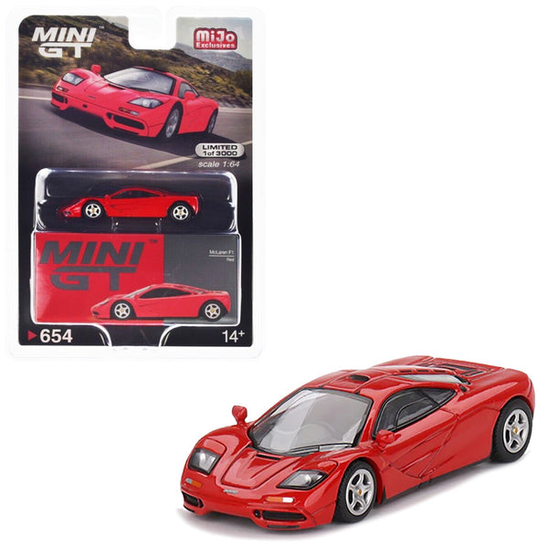 Mini GT - McLaren F1 - Red - Top CollectiblesDiecastMini GT