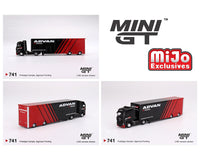 Mini GT - Mercedes - Benz Actros w/ Racing Transporter “ADVAN” - Top CollectiblesDiecastMini GT