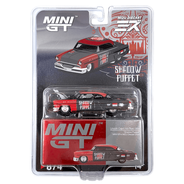 Mini GT - Mini GT x Mizu Diecast 1:64 Lincoln Capri Hot Rod 1954 “Shadow Puppet” Limited Edition - Top CollectiblesDiecastMini GT