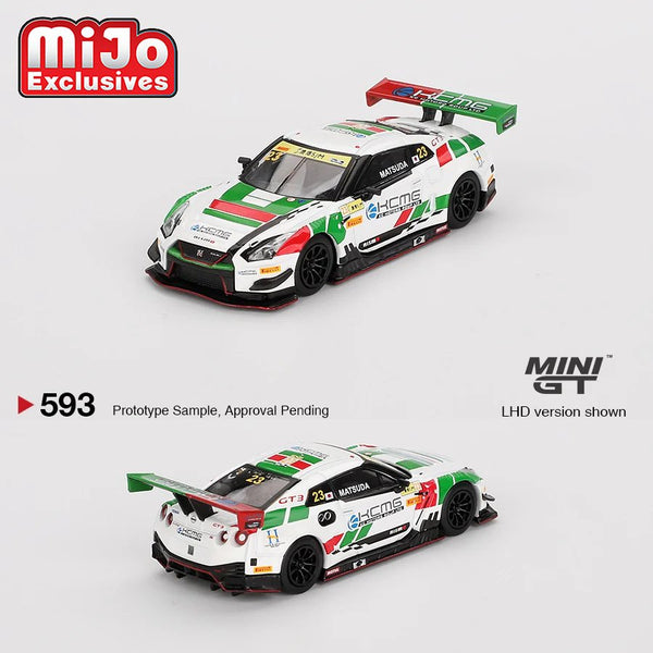 Mini GT - Nissan GT - R NISMO GT3 #23 - KCMG 2018 FIA GT World Cup Macau *Pre - Order* - Top CollectiblesDiecastMini GT