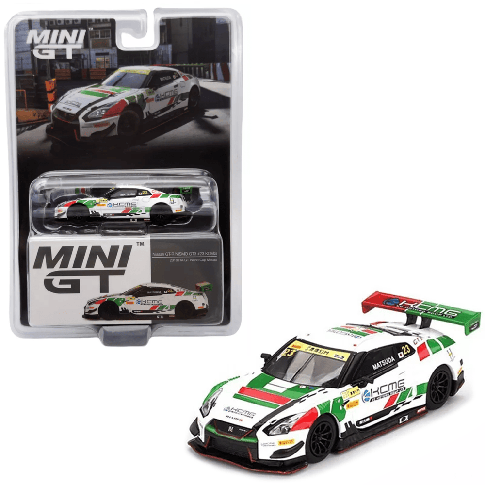 Mini GT - Nissan GT - R NISMO GT3 #23 - KCMG 2018 FIA GT World Cup Macau - Top CollectiblesDiecastMini GT
