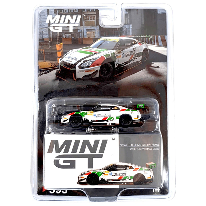 Mini GT - Nissan GT-R NISMO GT3 23 - KCMG 2018 FIA GT World Cup Macau - Top CollectiblesDiecastMini GT