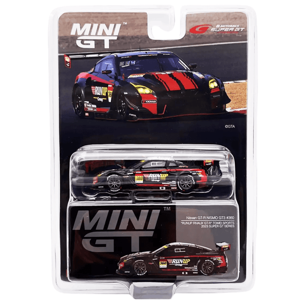 Mini GT - Nissan GT - R Nismo GT3 360 “Runup Rivaux GT - R” - Super GT Series - Top CollectiblesDiecastMini GT