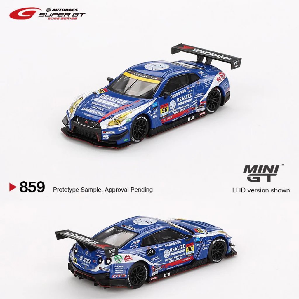 Mini GT - Nissan GT-R Nismo GT3 #56 ” Realize Nissan Mechanic