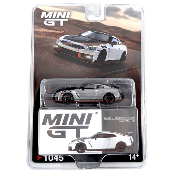 Mini GT - Nissan GT - R Nismo (R35) 2024 – Brilliant White Pearl *Chase* - Top CollectiblesDiecastMini GT