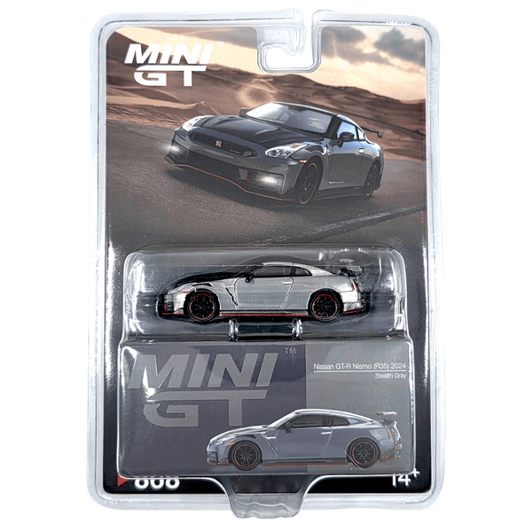 Mini GT - Nissan GT - R Nismo (R35) 2024 – Stealth Gray *Chase* - Top CollectiblesDiecastMini GT