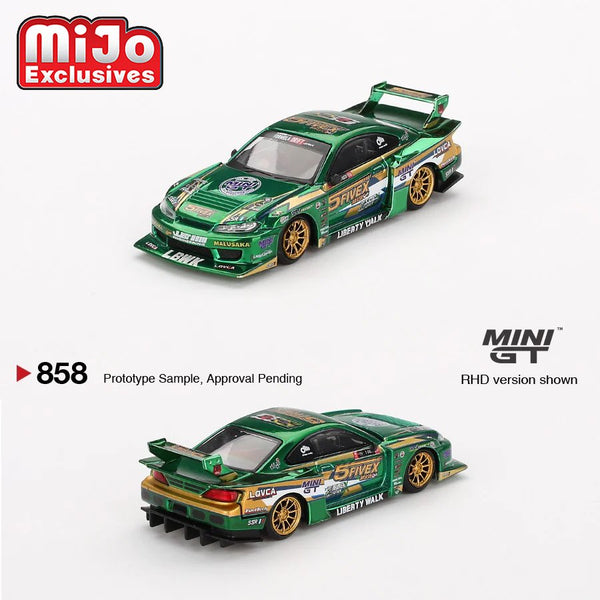 Mini GT - Nissan LB - Super Silhouette S15 SILVIA LBWK - 2024 Fausto Racing *Pre - Order* - Top CollectiblesDiecastMini GT