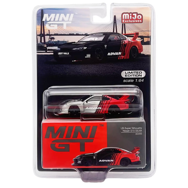 Mini GT - Nissan LB - Super Silhouette Silvia S15 - Advan *Chase* - Top CollectiblesDiecastMini GT