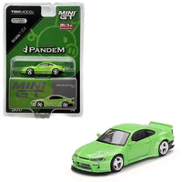 Mini GT - Nissan Silvia Pandem (S15) - Green - Top CollectiblesDiecastMini GT