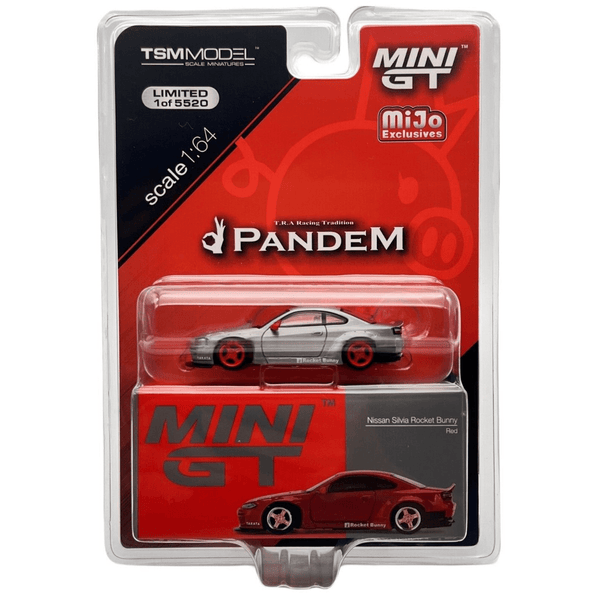 Mini GT - Nissan Silvia Rocket Bunny (S15) - Red *Chase* - Top CollectiblesDiecastMini GT