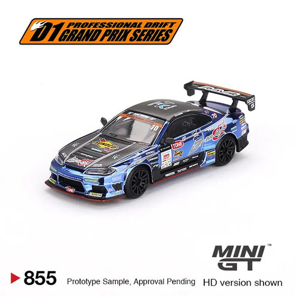 Mini GT - Nissan Silvia (S15) D - MAX #70 - D - MAX Racing 2023 D1 Grand Prix Limited Edition - Japan Exclusive *Pre - Order* - Top CollectiblesDiecastMini GT