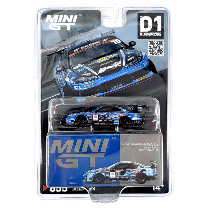 Mini GT - Nissan Silvia (S15) D - MAX 70 - D - MAX Racing 2023 D1 Grand Prix Limited Edition - Japan Exclusive - Top CollectiblesDiecastMini GT