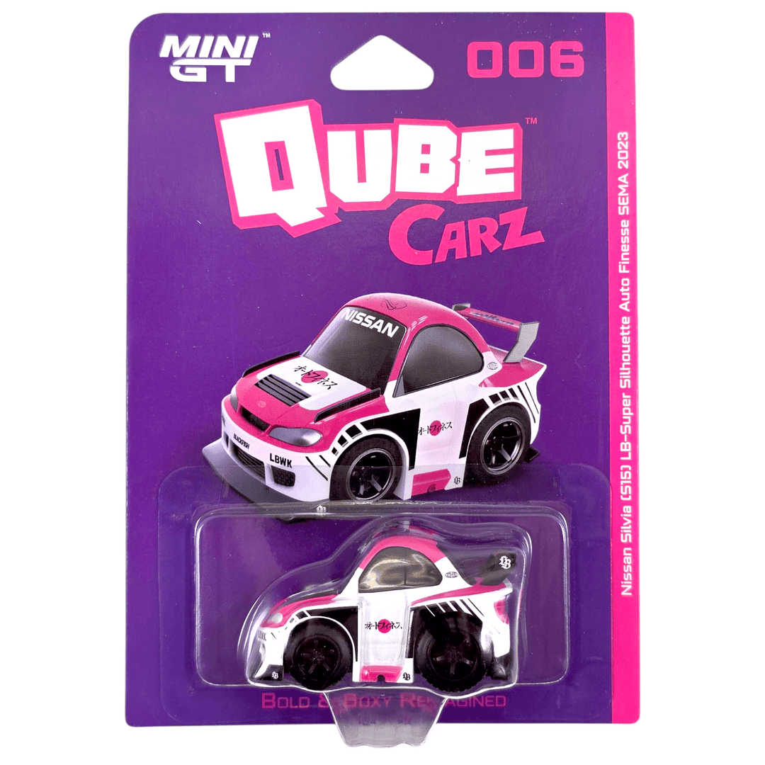 Mini GT - Nissan Silvia (S15) LB - Super Silhouette Auto Finesse SEMA 2023 - 2025 QubeCarz Series - Top CollectiblesDiecastMini GT