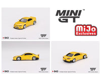 Mini GT - Nissan Silvia (S15) Rocket Bunny - Bronze Yellow - Top CollectiblesDiecastMini GT