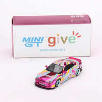 Mini GT - Nissan Silvia (S15) Rocket Bunny - Chrome Pink *GIVE Hong Kong 2023 Exclusive* - Top CollectiblesDiecastMini GT