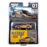 Mini GT - Nissan Silvia (S15) Top Secret D1GP - Gold - Top CollectiblesDiecastMini GT