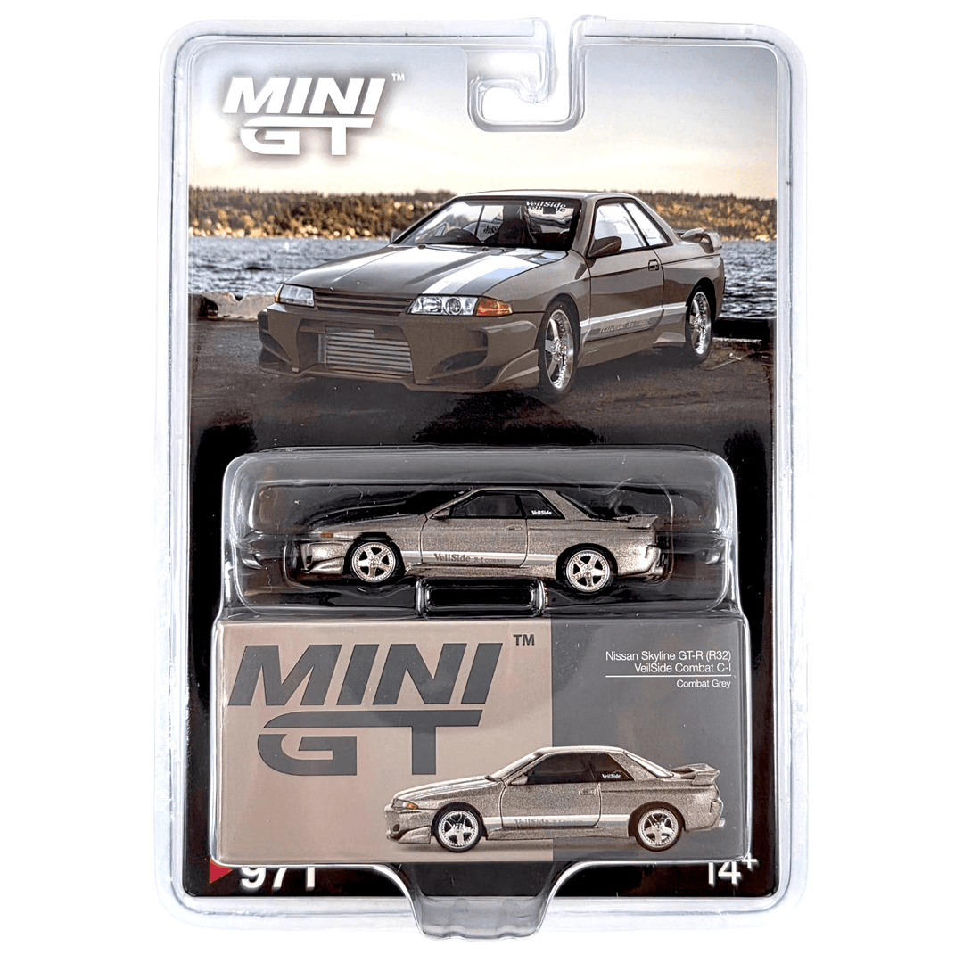 Mini GT - Nissan Skyline GT - R (R32) Veilside Combat C - I – Veilside Combat Grey - Top CollectiblesDiecastMini GT