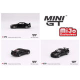 Mini GT - Nissan Skyline GT - R (R34) - Black Pearl - Top CollectiblesDiecastMini GT