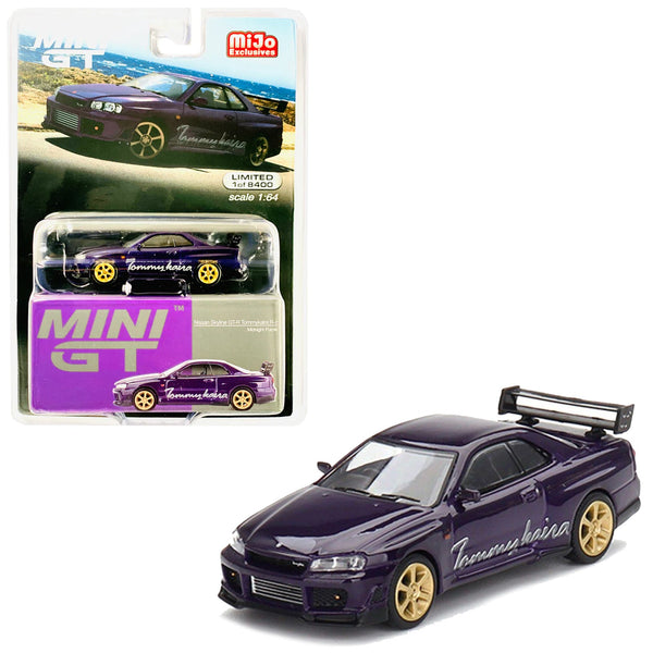 Mini GT - Nissan Skyline GT - R (R34) Tommykaira R - Z - Midnight Purple - Top CollectiblesDiecastMini GT