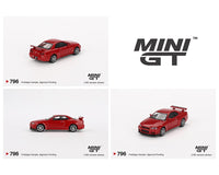 Mini GT - Nissan Skyline GT - R (R34) V - Spec – Active Red *Pre - Order* - Top CollectiblesDiecastMini GT