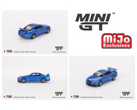 Mini GT - Nissan Skyline GT - R (R34) V - Spec – Bayside Blue *Pre - Order* - Top CollectiblesDiecastMini GT