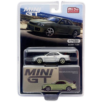 Mini GT - Nissan Skyline GT - R (R34)Tommykaira R - Z - Millenium Jade *Chase* - Top CollectiblesDiecastMini GT