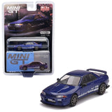 Mini GT - Nissan Skyline GT - R Top Secret VR32 - Metallic Blue - Top CollectiblesDiecastMini GT