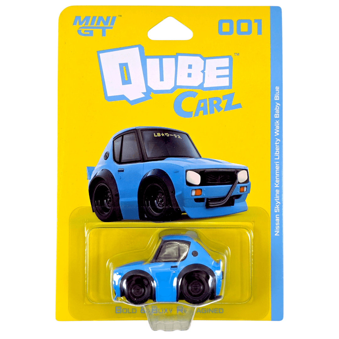 Mini GT - Nissan Skyline Kenmeri Liberty Walk Baby Blue - 2025 QubeCarz Series - Top CollectiblesDiecastMini GT