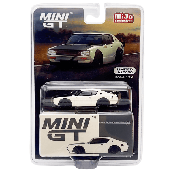 Mini GT - Nissan Skyline Kenmeri Liberty Walk - White - Top CollectiblesDiecastMini GT