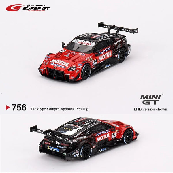 Mini GT - Nissan Z GT500 #23 “Motul Autech Z” Nismo 2023 - Super GT Series *Pre - Order* - Top CollectiblesDiecastMini GT