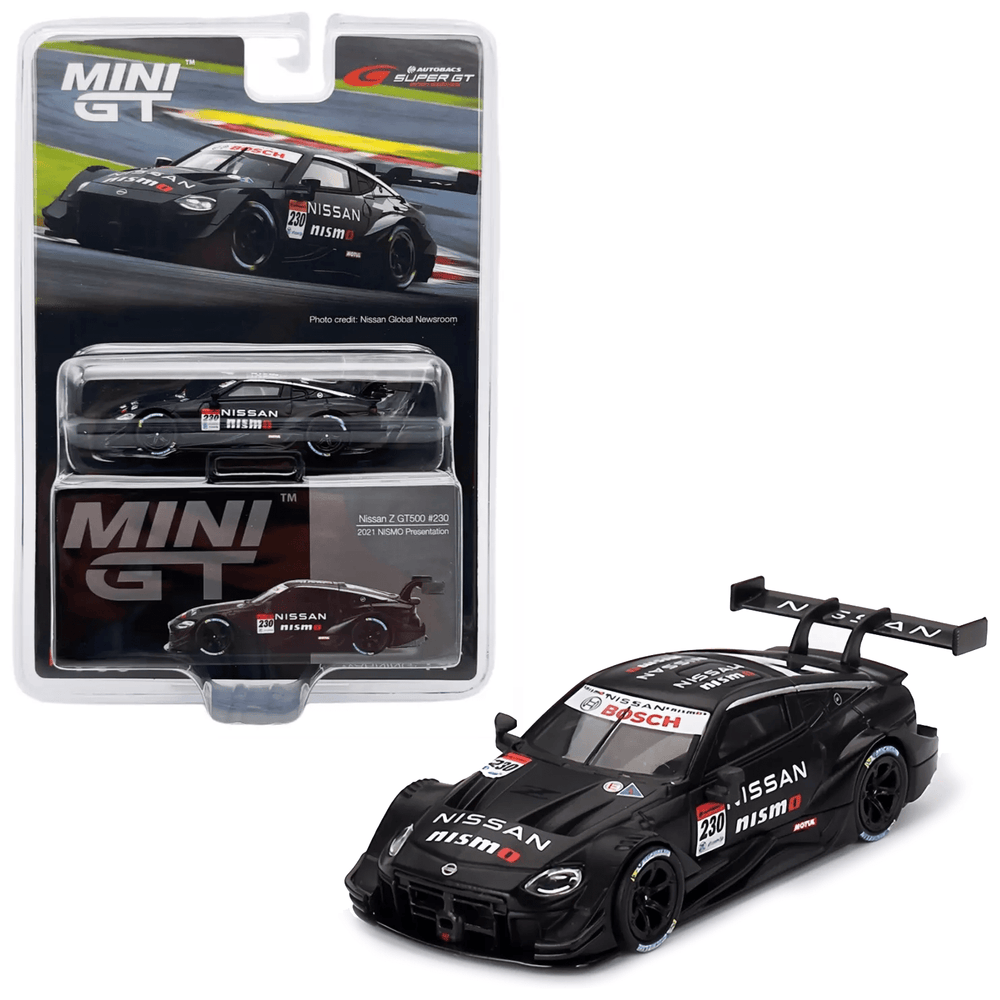 Mini GT - Nissan Z GT500 #230 2021 Nismo Presentation - Super GT Series - Top CollectiblesDiecastMini GT