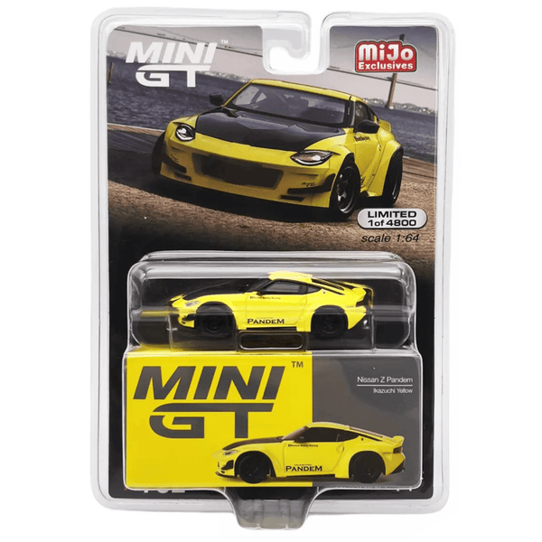 Mini GT - Nissan Z Pandem – Ikazuchi Yellow - Top CollectiblesDiecastMini GT