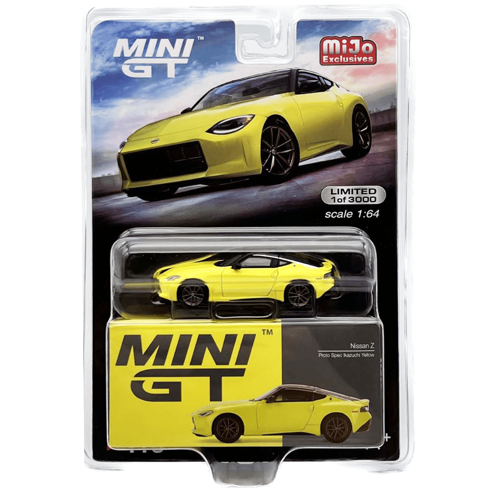 Mini GT - Nissan Z - Proto Spec Ikazuchi Yellow - Top CollectiblesDiecastMini GT