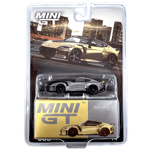Mini GT - Nissan Z VeilSide FFZ400 – Gold Chrome *Chase* - Top CollectiblesDiecastMini GT