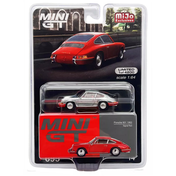 Mini GT - Porsche 901 1963 - Signal Red *Raw Chase* - Top CollectiblesDiecastMini GT