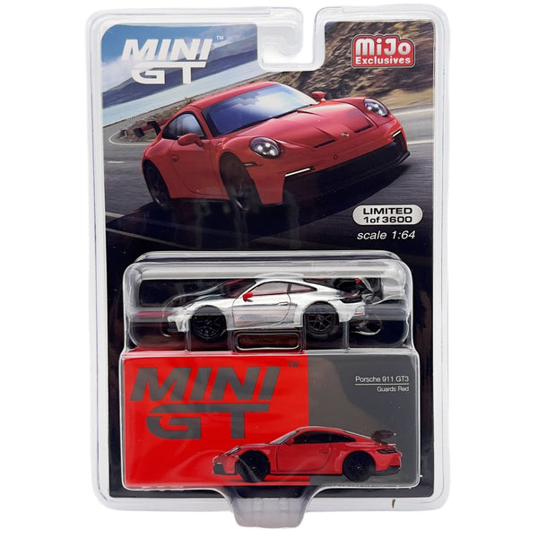 Mini GT - Porsche 911 (992) GT3 - Guards Red *Chase* - Top CollectiblesDiecastMini GT