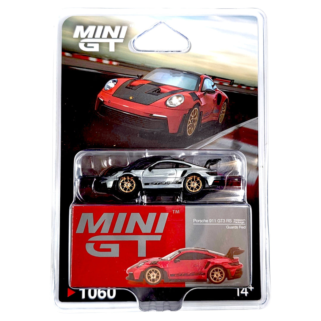 Mini GT - Porsche 911 (992) GT3 RS Weissach Package – Guards Red *Chase* - Top CollectiblesDiecastMini GT