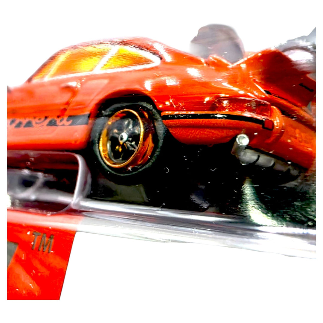 Mini GT - Porsche 911 Carrera RS 2.7 – Tangerine with Black Livery *Chase* - Top CollectiblesDiecastMini GT