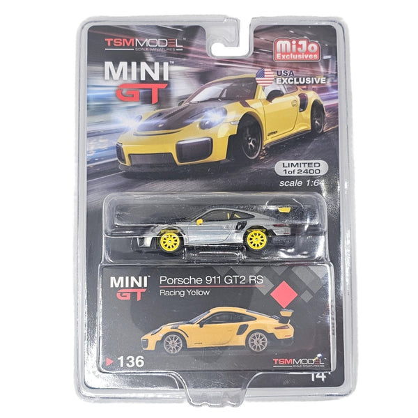 Mini GT - Porsche 911 GT2 RS - Racing Yellow *Chase* - Top CollectiblesDiecastMini GT