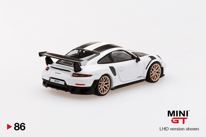 Mini GT - Porsche 911 GT2 RS Weissach Package - GT White Metallic - Top CollectiblesDiecastMini GT