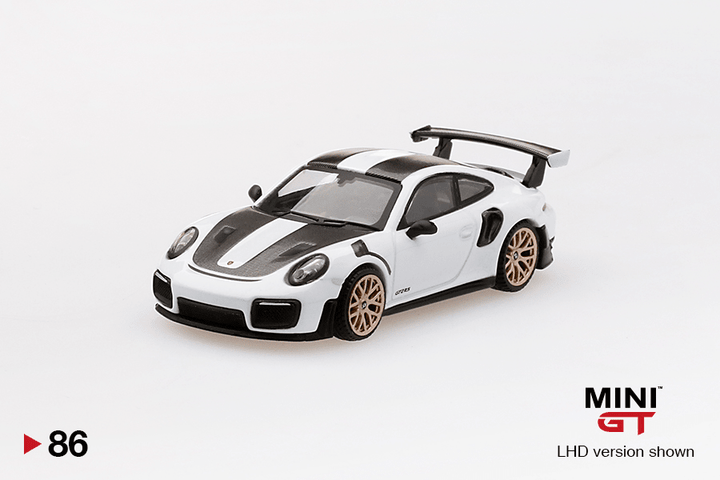 Mini GT - Porsche 911 GT2 RS Weissach Package - GT White Metallic - Top CollectiblesDiecastMini GT