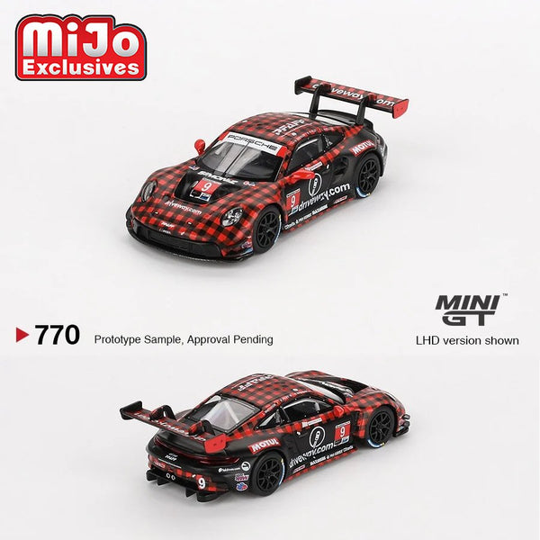 Mini GT - Porsche 911 GT3 R #9 GTD - PRO Pfaff Motorsports IMSA 2023 *Pre - Order* - Top CollectiblesDiecastMini GT