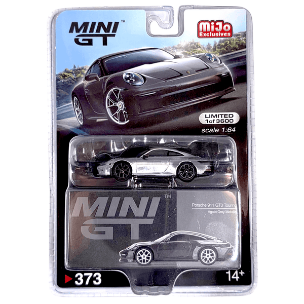 Mini GT - Porsche 911 GT3 Touring - Agate Grey Metallic *Chase* - Top CollectiblesDiecastMini GT