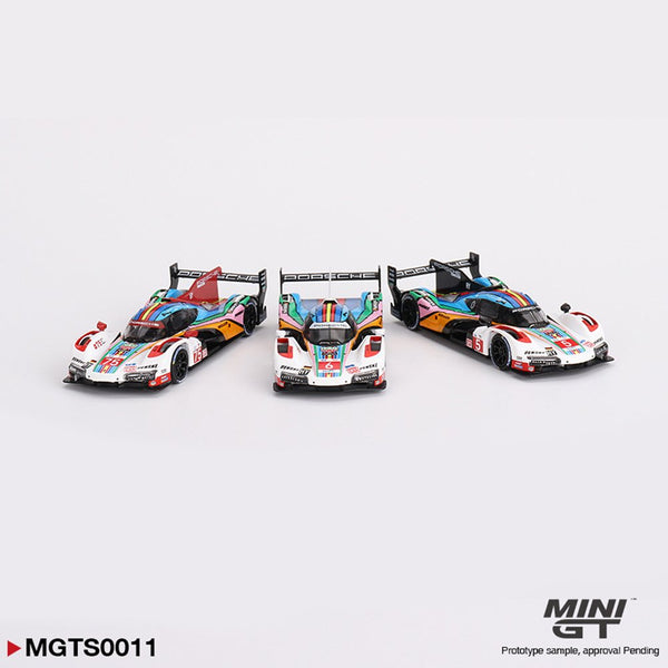 Mini GT - Porsche 963 Porsche Penske Motorsport 2023 24 Hrs. of Le Mans 3 Cars Set Limited Edition *Pre - Order* - Top CollectiblesDiecastMini GT