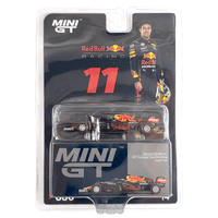 Mini GT - Red Bull Honda RB16B 11 Sergio Pérez - 2021 Azerbaijan Grand Prix Winner - Top CollectiblesDiecastMini GT