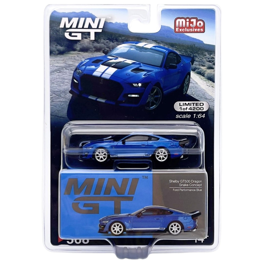 Mini GT - Shelby GT500 Dragon Snake Concept - Ford Performance Blue
