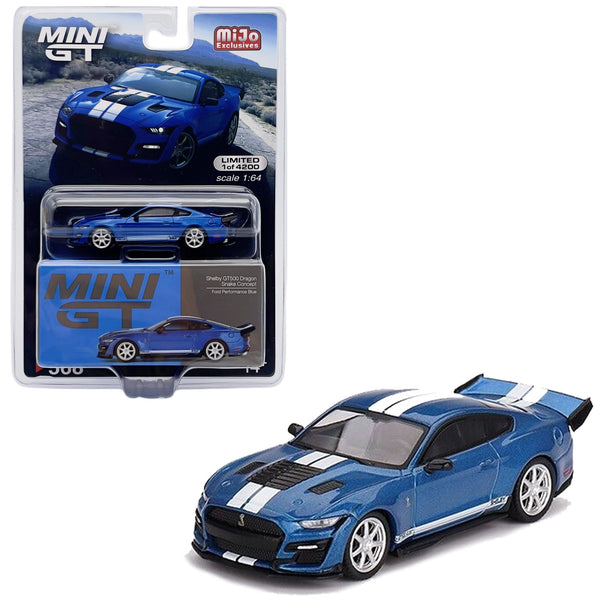 Mini GT - Shelby GT500 Dragon Snake Concept - Ford Performance Blue - Top CollectiblesDiecastMini GT